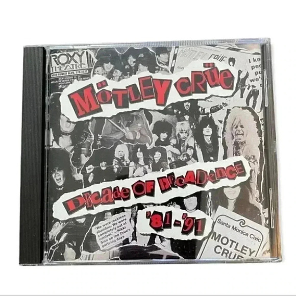 Motley Crüe CD Decade of Decadence 81-91  Greatest Hits Album - Picture 1 of 9